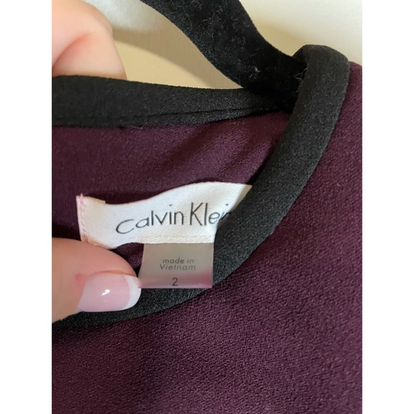 Calvin Klein Piped Bell-Sleeve Sheath Dress - Picture 6 of 7